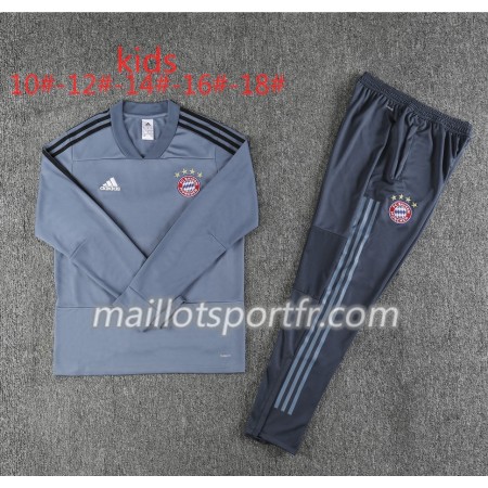 Bayern Munich Enfant Ensemble Sweat d'entrainement Gris 2018/19 Bayern Munich Enfant Ensemble Sweat d'entrainement Gris 2018/19
